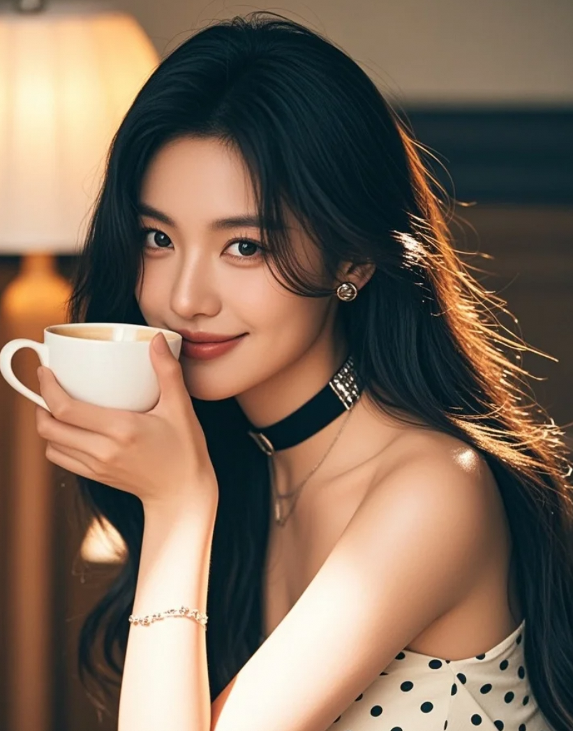 她坐在光里，却像从梦中走出