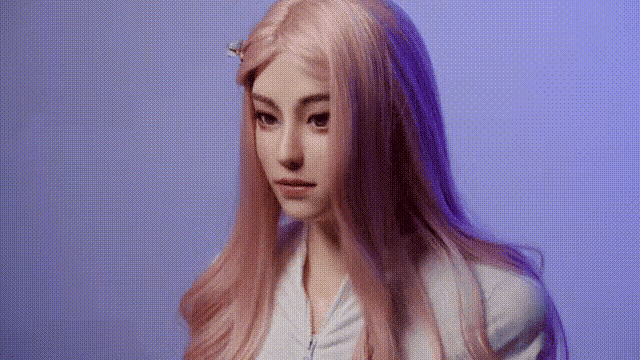 全球首款完全仿生具身智能机器人Moya来了，粉发“硅基少女”直接惊艳全场！
