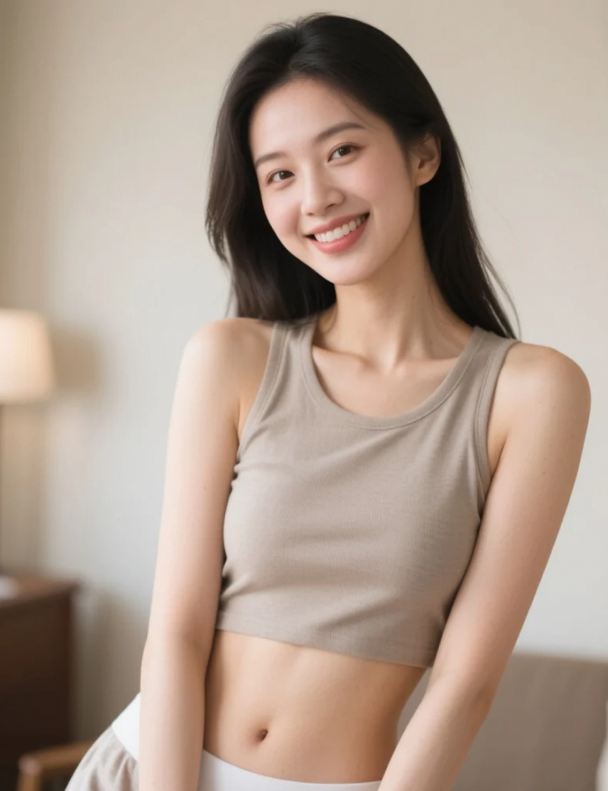 俏皮又可爱！亚洲美女特写镜头捕捉灵动瞬间