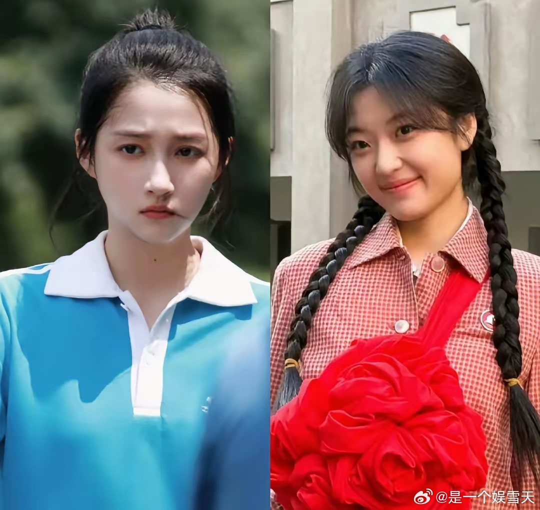 关晓彤和孙千一比就知道哪里不一样了关晓彤一看就知道家里有钱，而孙千就是普通家庭的