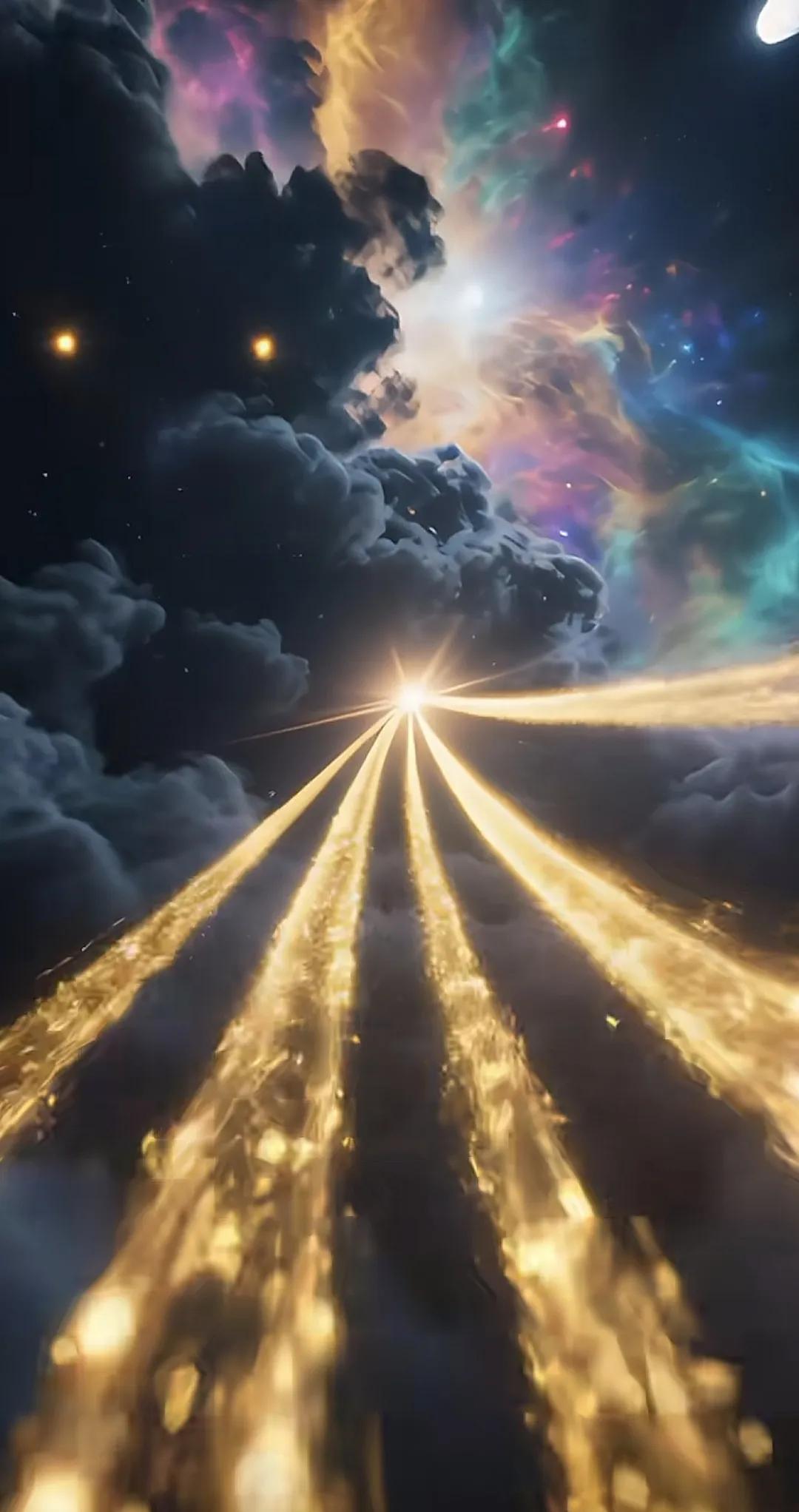 满天星河坠入你的眼，那是我的世界和宇宙风景宇宙星辰