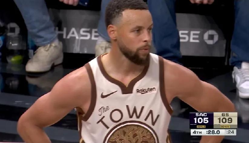 库里复出终于赢球了！！！但是尴尬的是：勇士主场面对二阵的摆烂国王，赢得极其艰