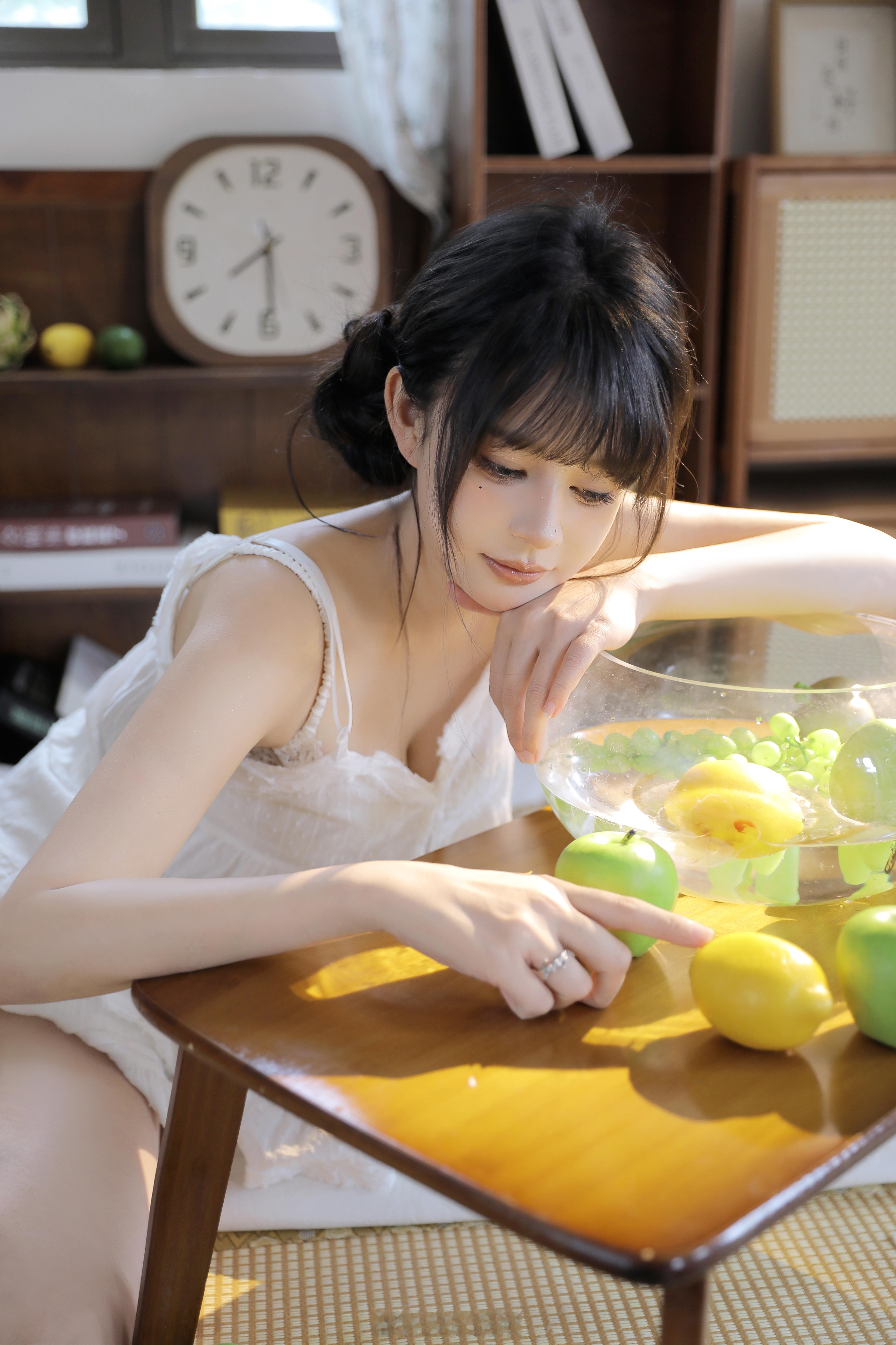 谁能拒绝青苹果味的夏天啊🍏少女写真成都约拍成都自拍馆成都约拍