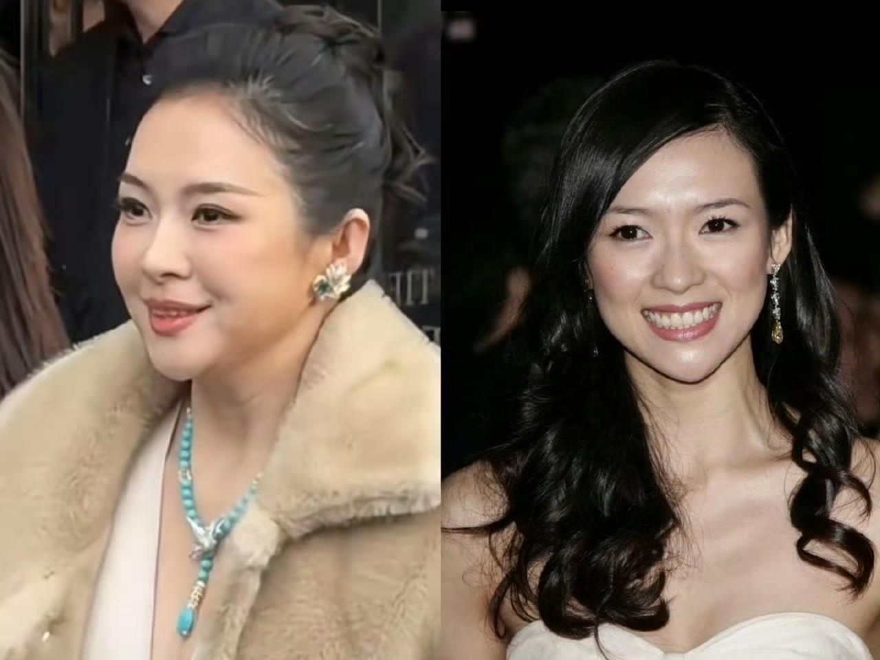 我有一种预感章子怡离婚这2年零5个月过得很开心因为她的面相已经开始变了，