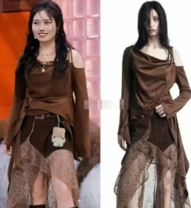 谁说瘦就好看了，李雪琴带点肉的身材比模特穿得好看，看着就健康。​​​