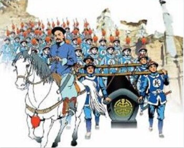 1875年，左宗棠收复新疆时，下了一个奇怪的命令：“原地娶妻生子！”李鸿章大骂：