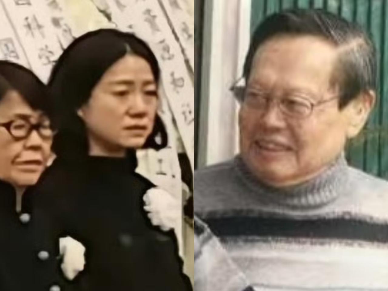 今天最难受的就是她了她的灵魂支柱走了,心也空了看到翁帆哭红的双眼,她一身素衣