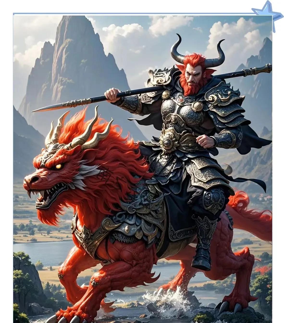 《西游记》有个搞笑的设定，牛魔王有只坐骑叫避水金睛兽，先不说妖怪有没有资格有坐骑