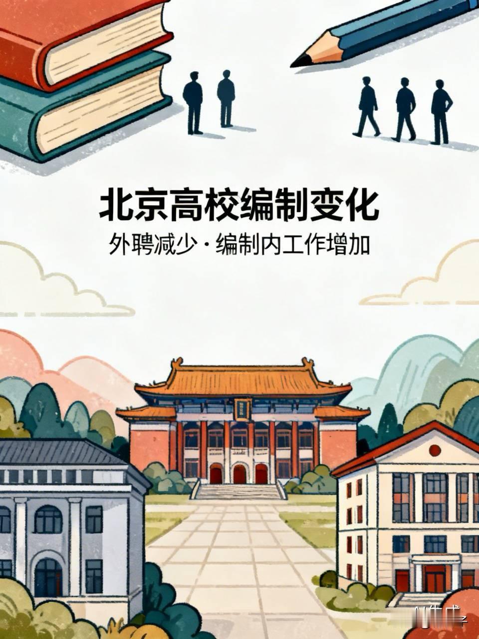 北京高校的编制，感觉越来越“紧”了最近跟同事聊天，说到一个现象：都说北京学校