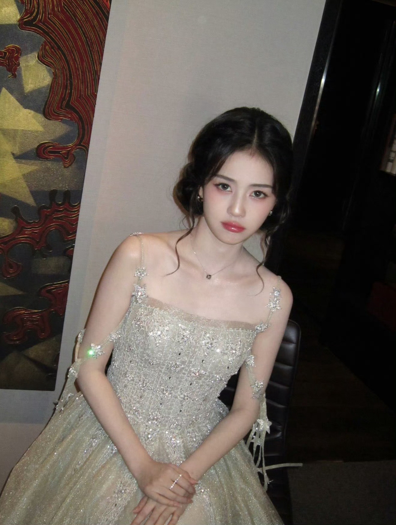 白鹿油画公主白鹿今日直播造型