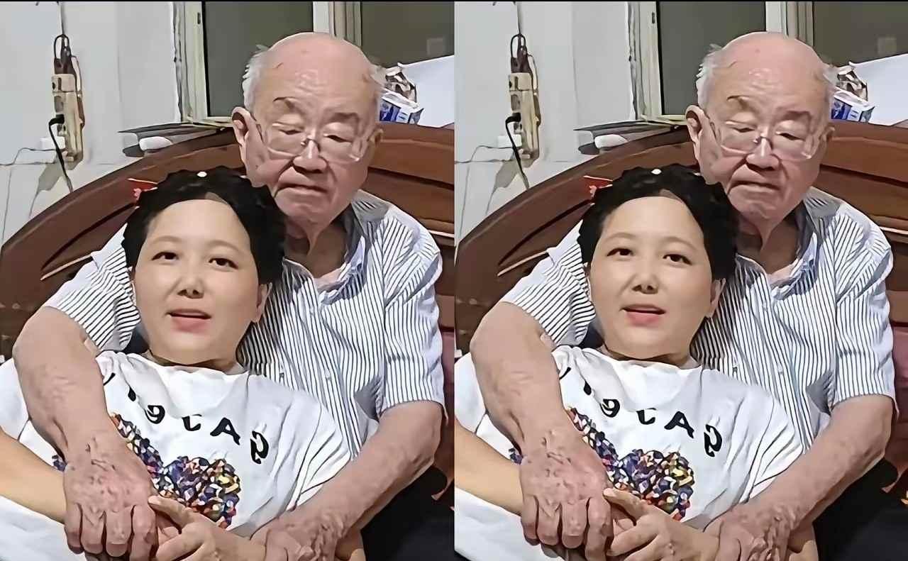对于一个84岁的老翁和一个46岁的大姐领证结婚来说，我认为只能用甜蜜...最