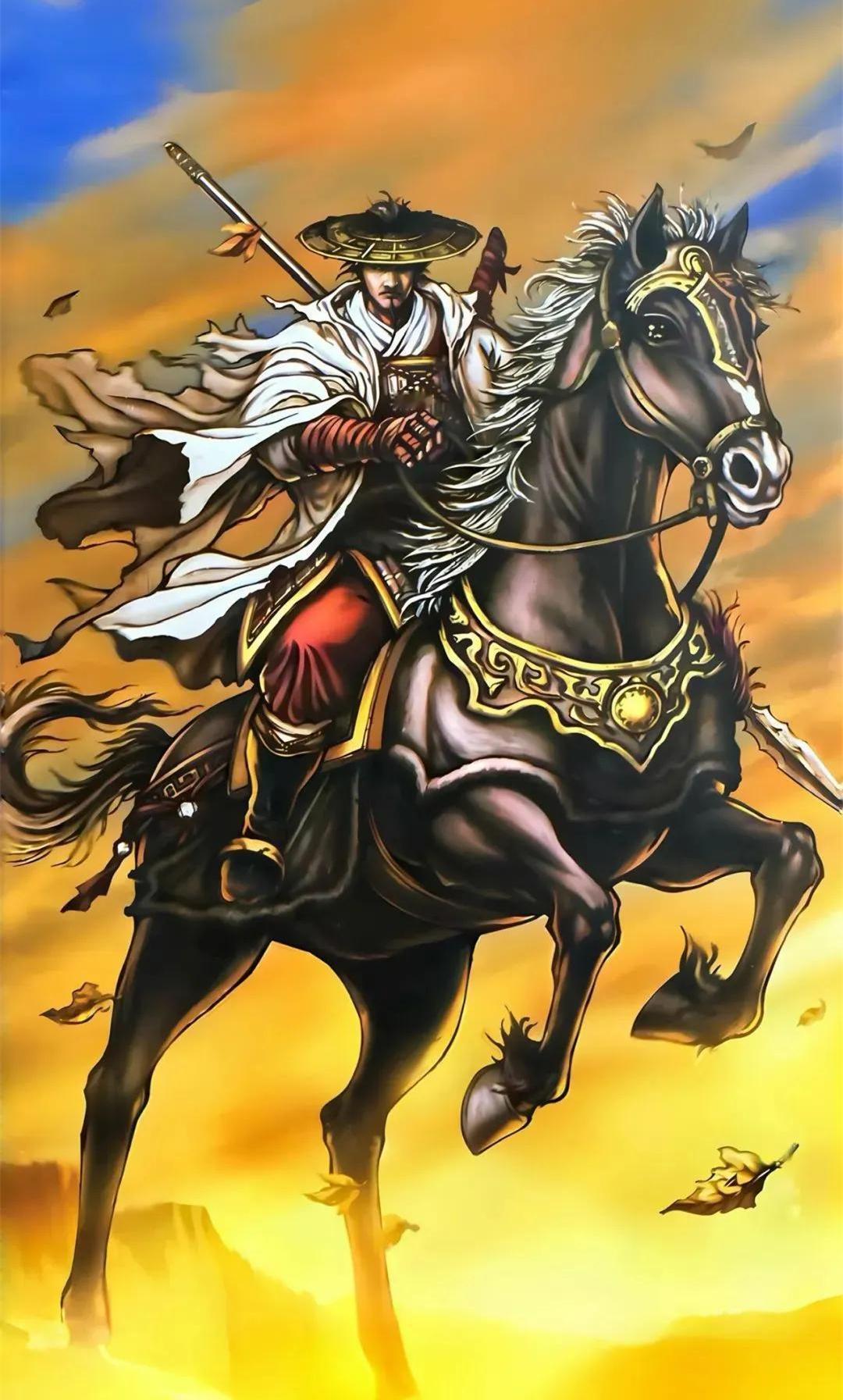 宋江带着梁山好汉去打方腊，刚走了十天，杨志就病了，病得很重。宋江想留下几