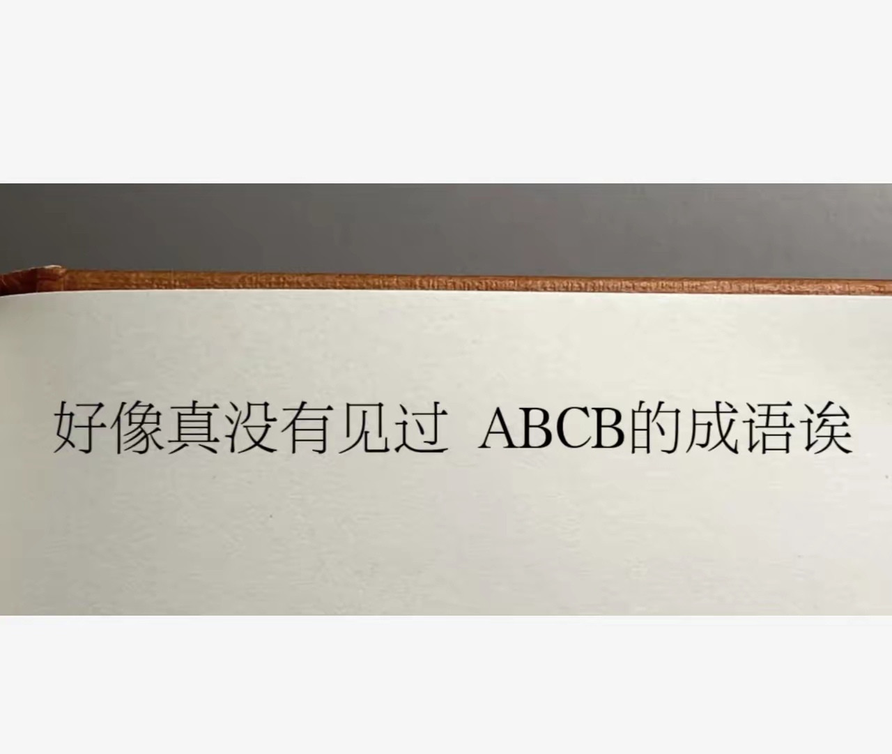 网民的智慧是无穷无尽的。有一说一，确实好像没有见过，但是很多网友要说了，你这是人云亦云，你没见过不代