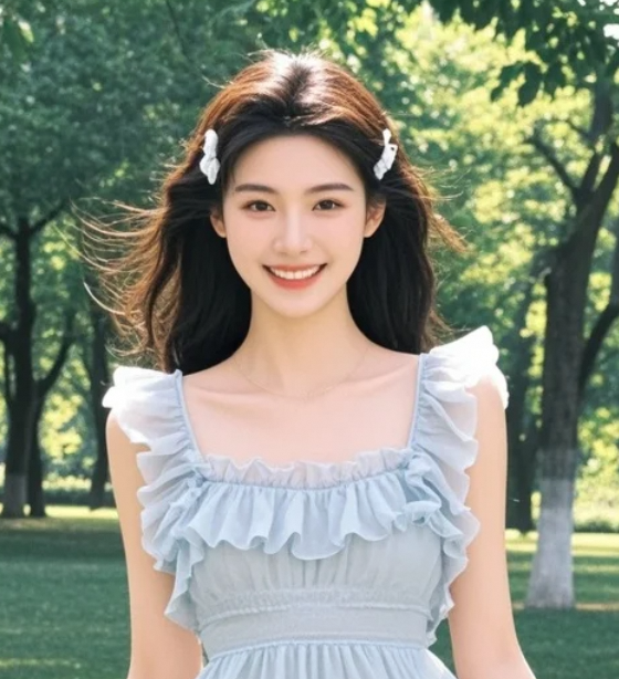 美女×清新连衣裙，这样的组合你喜欢吗？