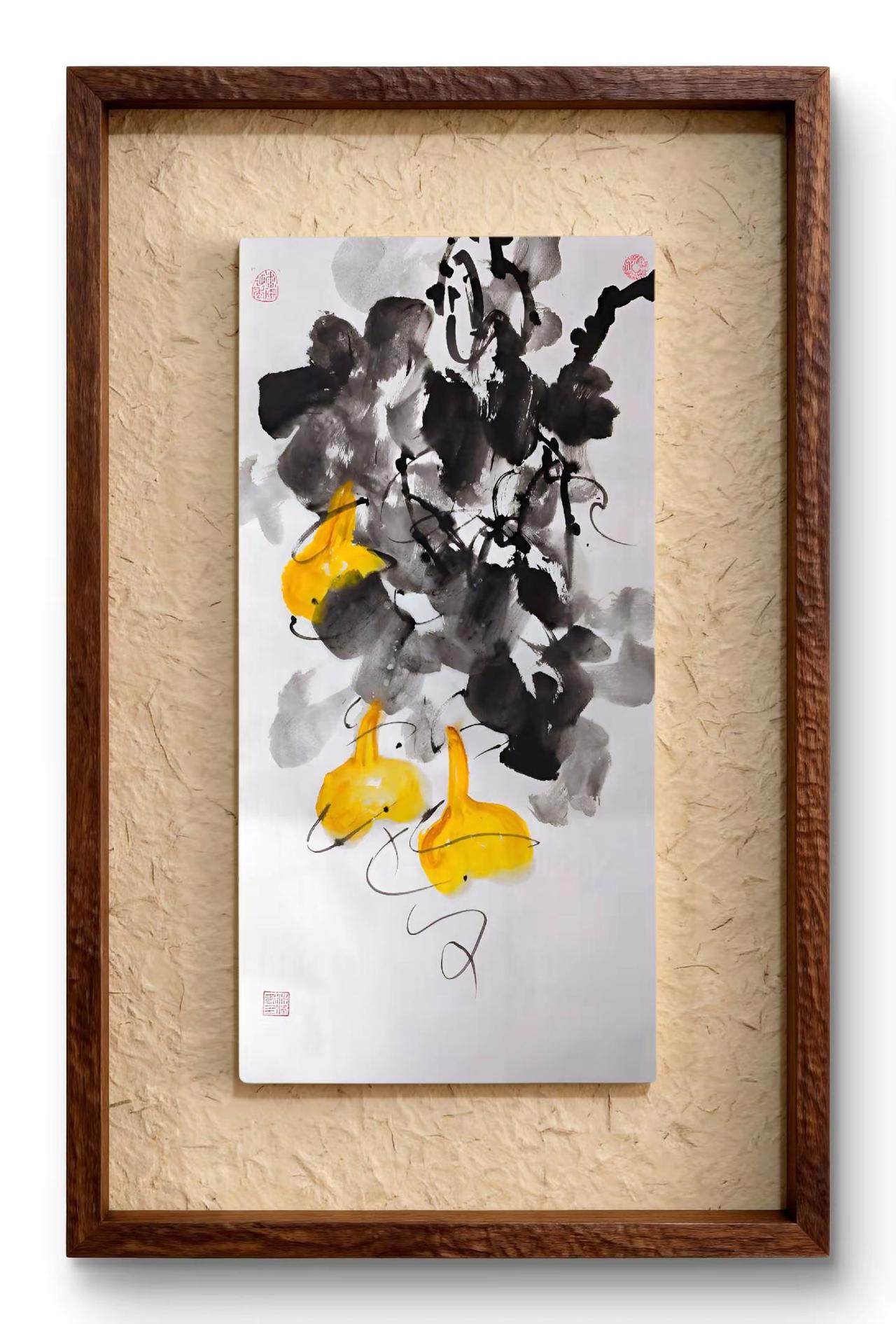 国画写意葫芦写意画国画意趣