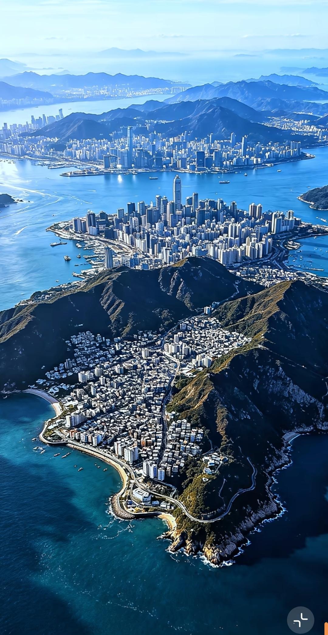 这是香港吗？山外有山，山外有城，风景一个字：绝！