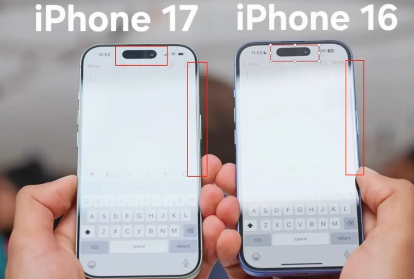 果然，iPhone17系列的超瓷晶面板2全系都有的抗反射镀层是效果不太明显，所以