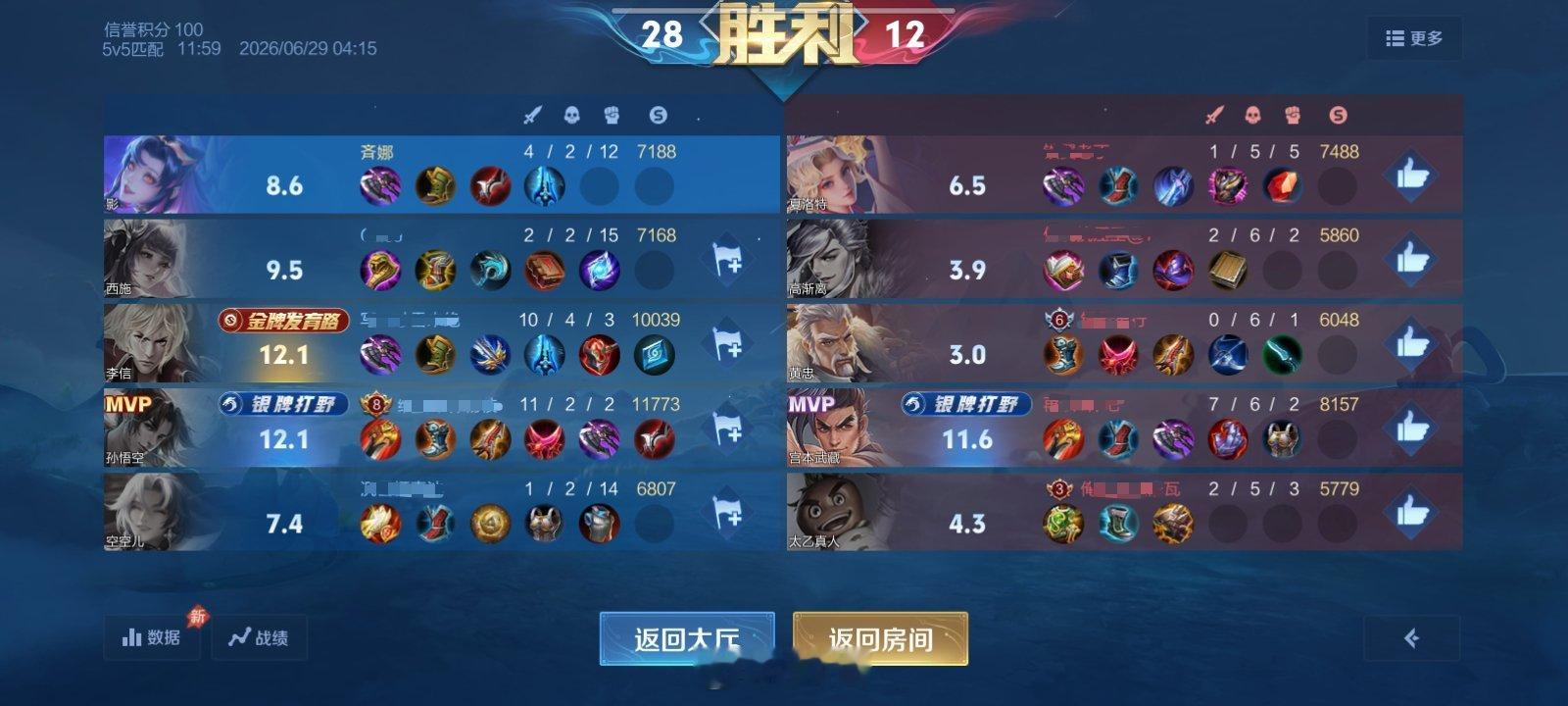 王者荣耀影好漂亮，但是怎么感觉我跟谁打都打不赢刮又刮不动扛又扛不住只能前期塔下