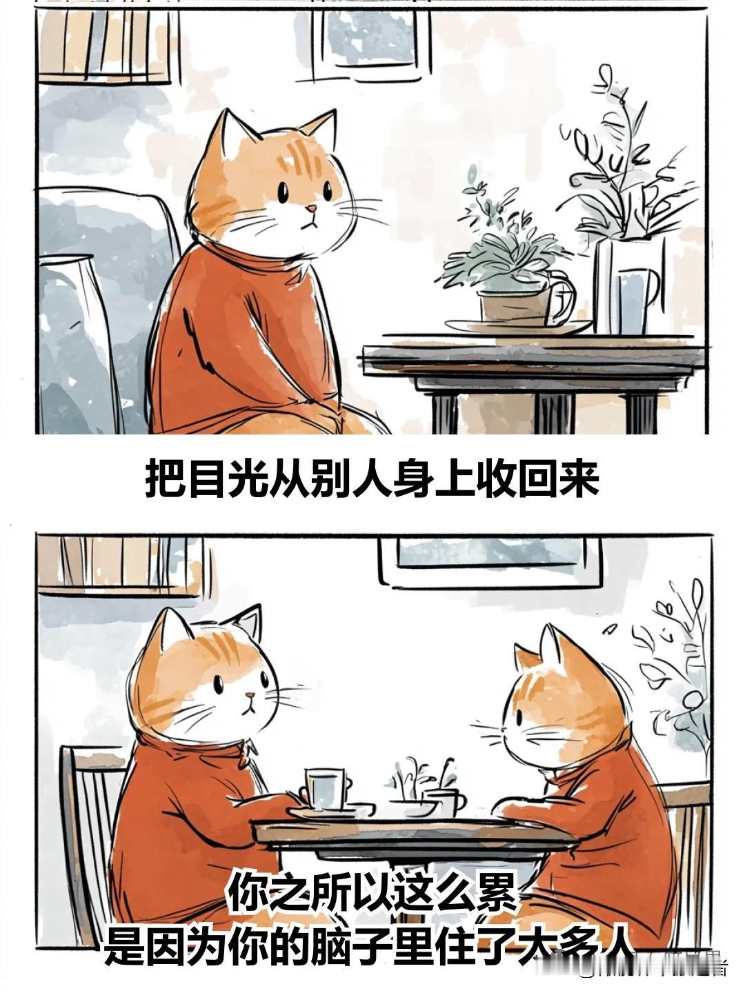 治愈漫画I怎么停止内耗？这是我听过最准的答案不内耗技巧停止内耗的生活