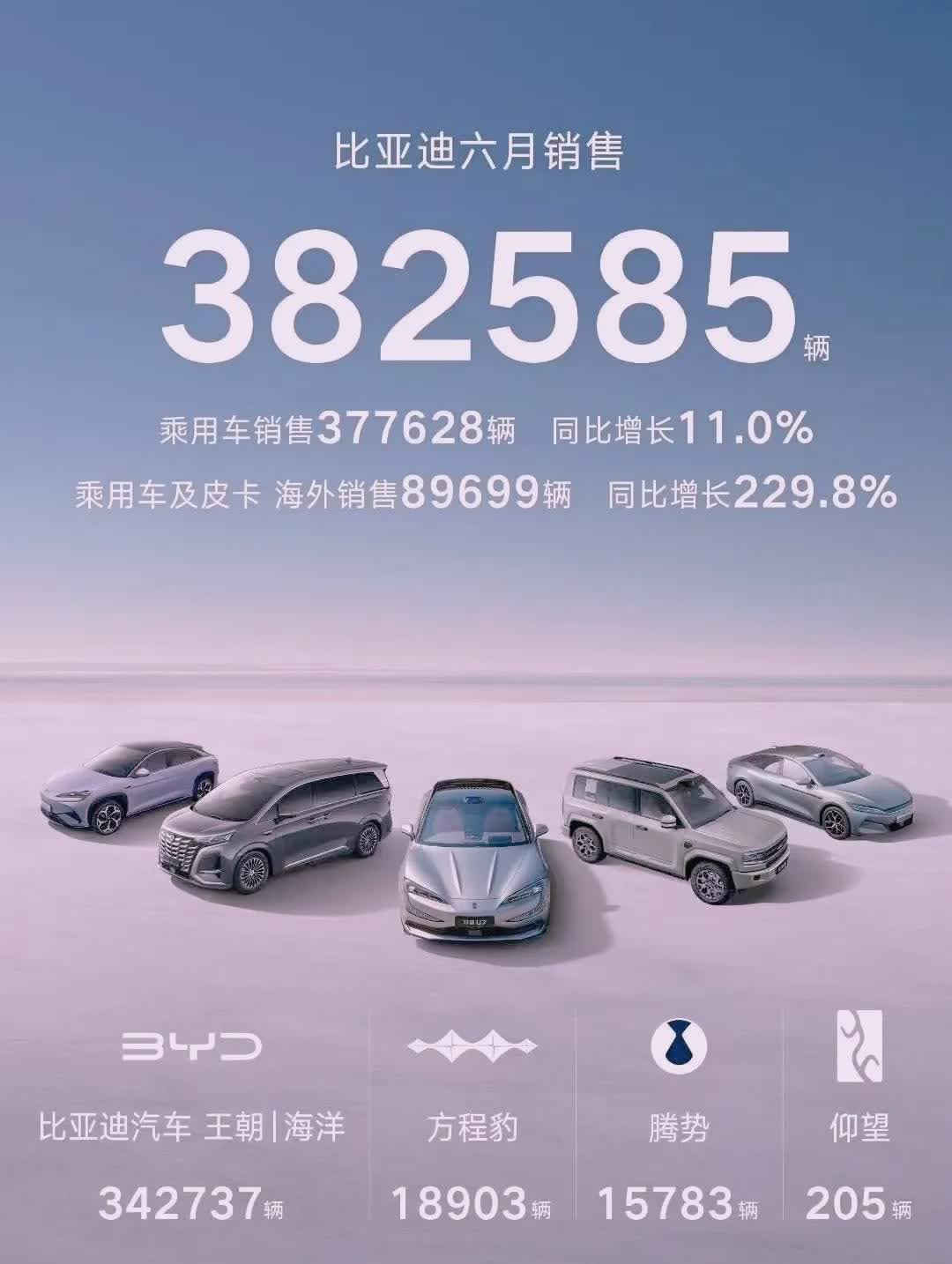 38万辆太刺激了！还是那句话，骂的越惨，数据越打脸，比亚迪只是一个月的，但谁不是