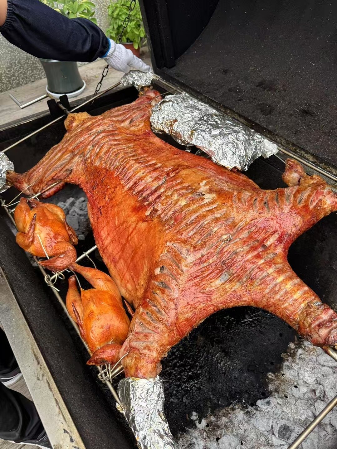 下班下班干饭干饭这次是整个烤全羊吃完再考虑身材管理​​​