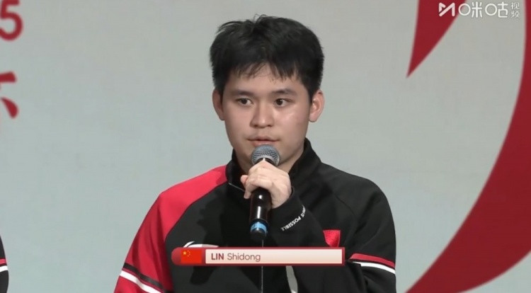 林诗栋: 非常感谢球队让我在决赛登场, 我没有让大家失望