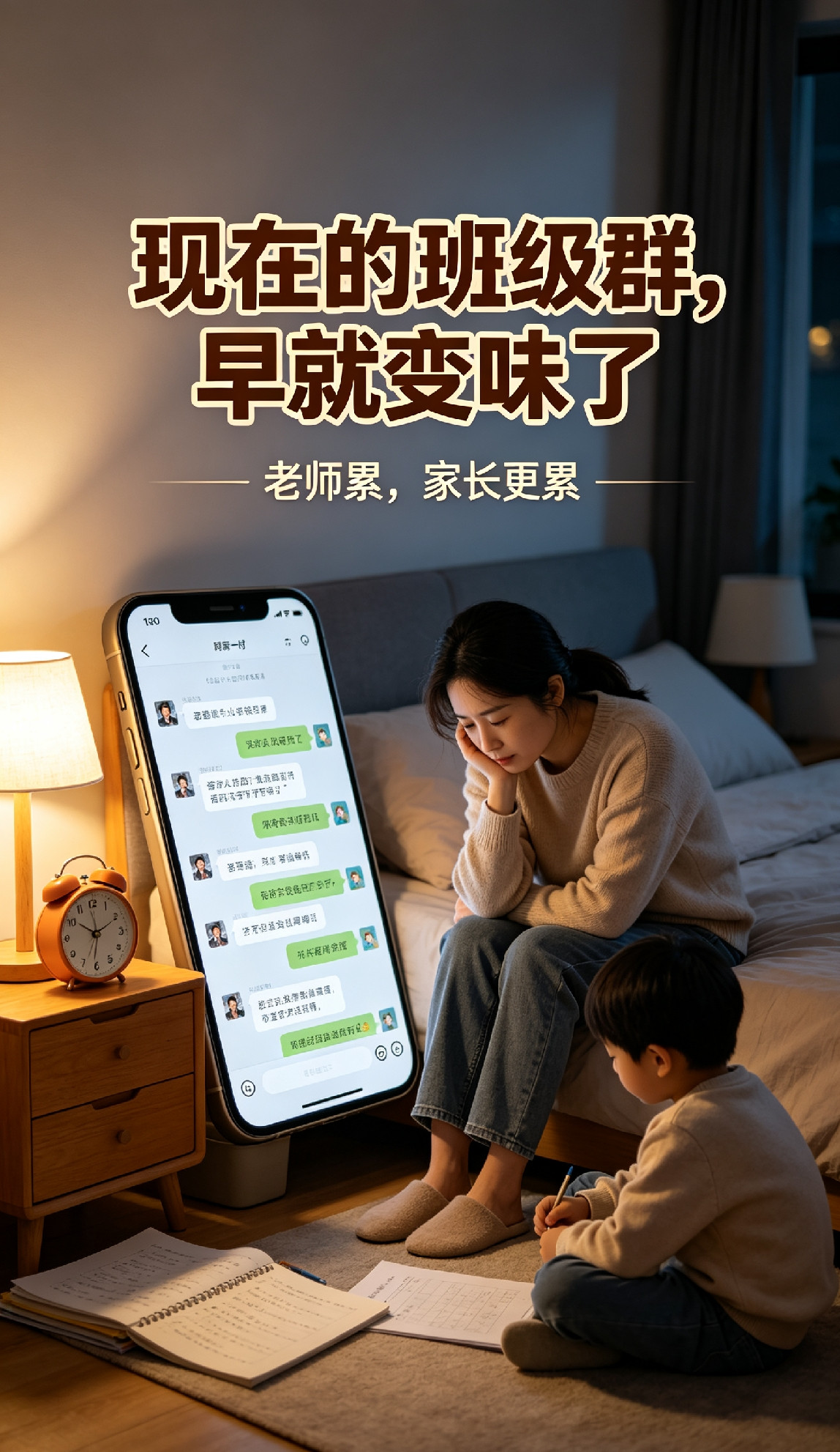 班级群彻底变味，老师家长两头都熬得难受现在的班级群，早就不是单纯用来通知事情的地方，真的变味了。大半