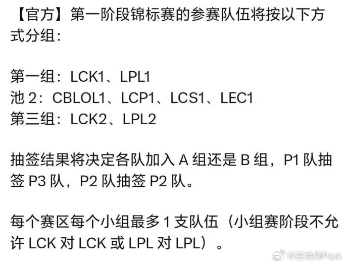 2026全球先锋赛倒计时10天！Park了解到这次先锋赛队伍从去年的五支扩充到八
