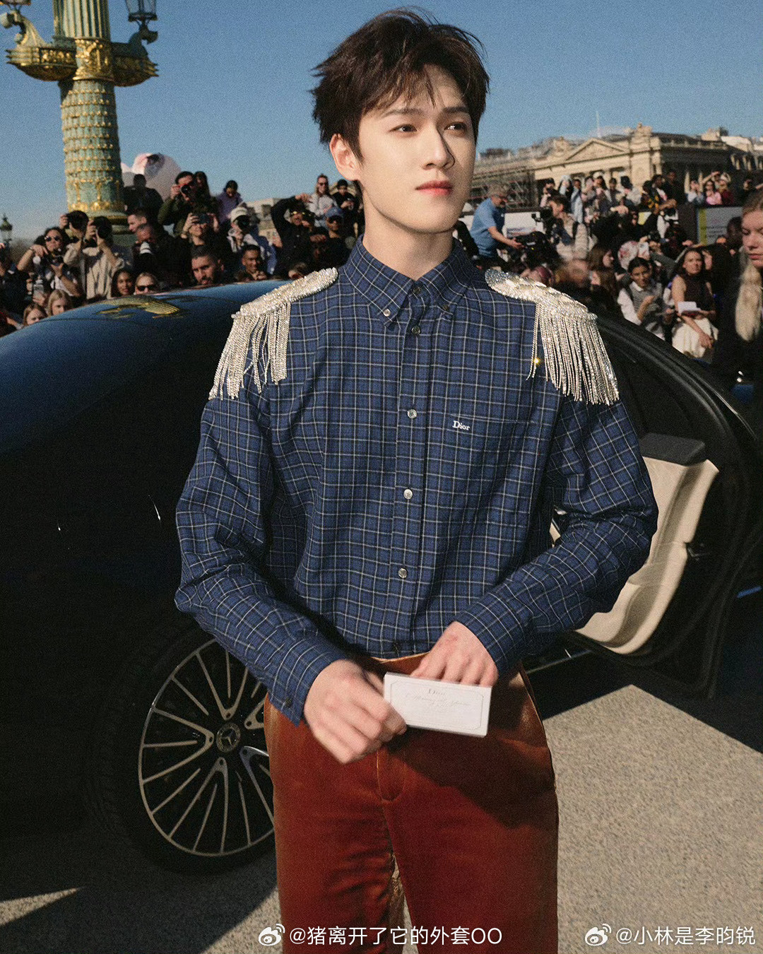 李昀锐、王楚然巴黎时装周迪奥大秀官方图来啦！