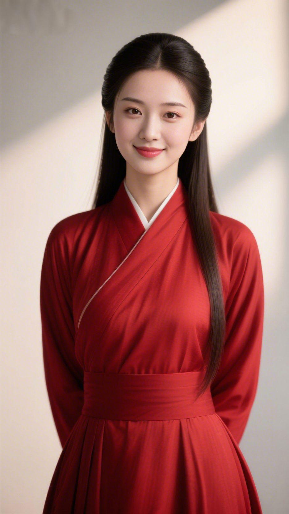 红衣裹春，眉目皆清和那抹正红入眼时，恰如春阳轻覆枝桠，温软得恰到好处。