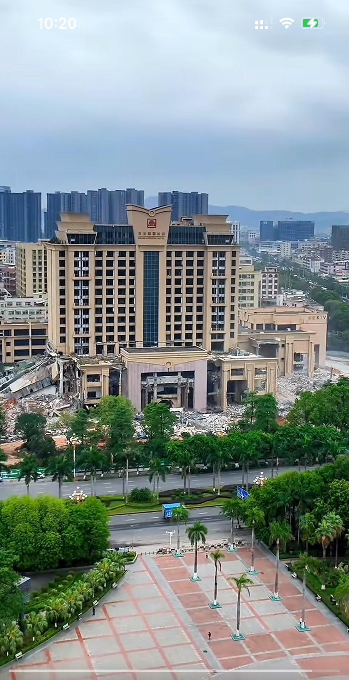 东莞大岭山唯一一家五星级大酒店，帝京国际酒店现已拆除，曾经这里美女豪车云集夜夜笙