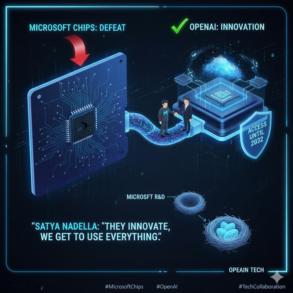 微软认输？让OpenAI扛芯片大旗,微软芯片梦碎背后真相微软竟然承认芯片搞不
