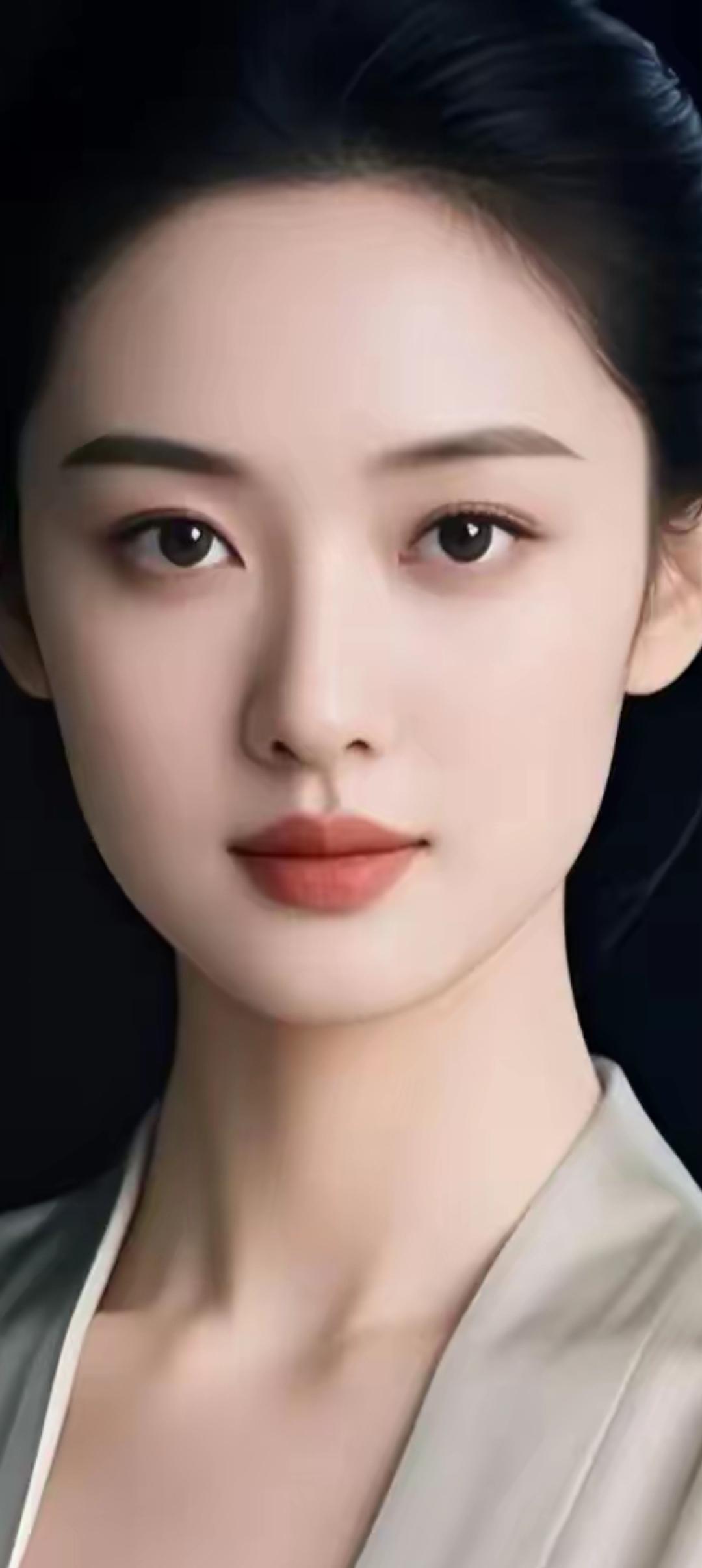 温柔优雅的东方美人，浅笑如春日暖阳。