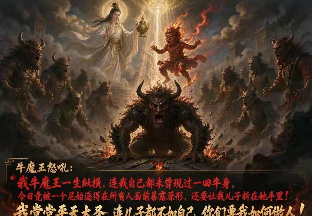 红孩儿为啥死活不现“牛身”？并不是法力高强，这3个隐情，牛魔王难以启齿创