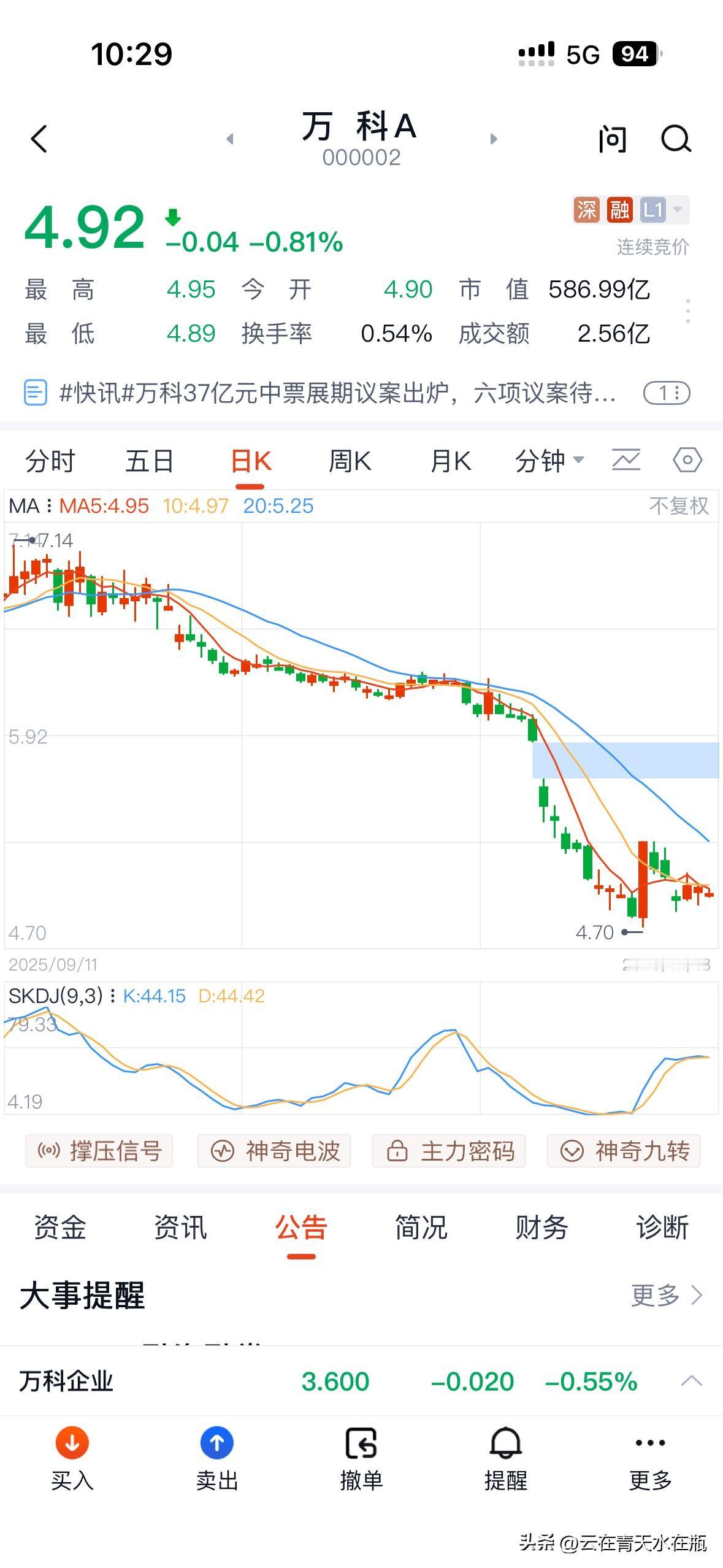 不过在等那根命运多舛的大阴线。