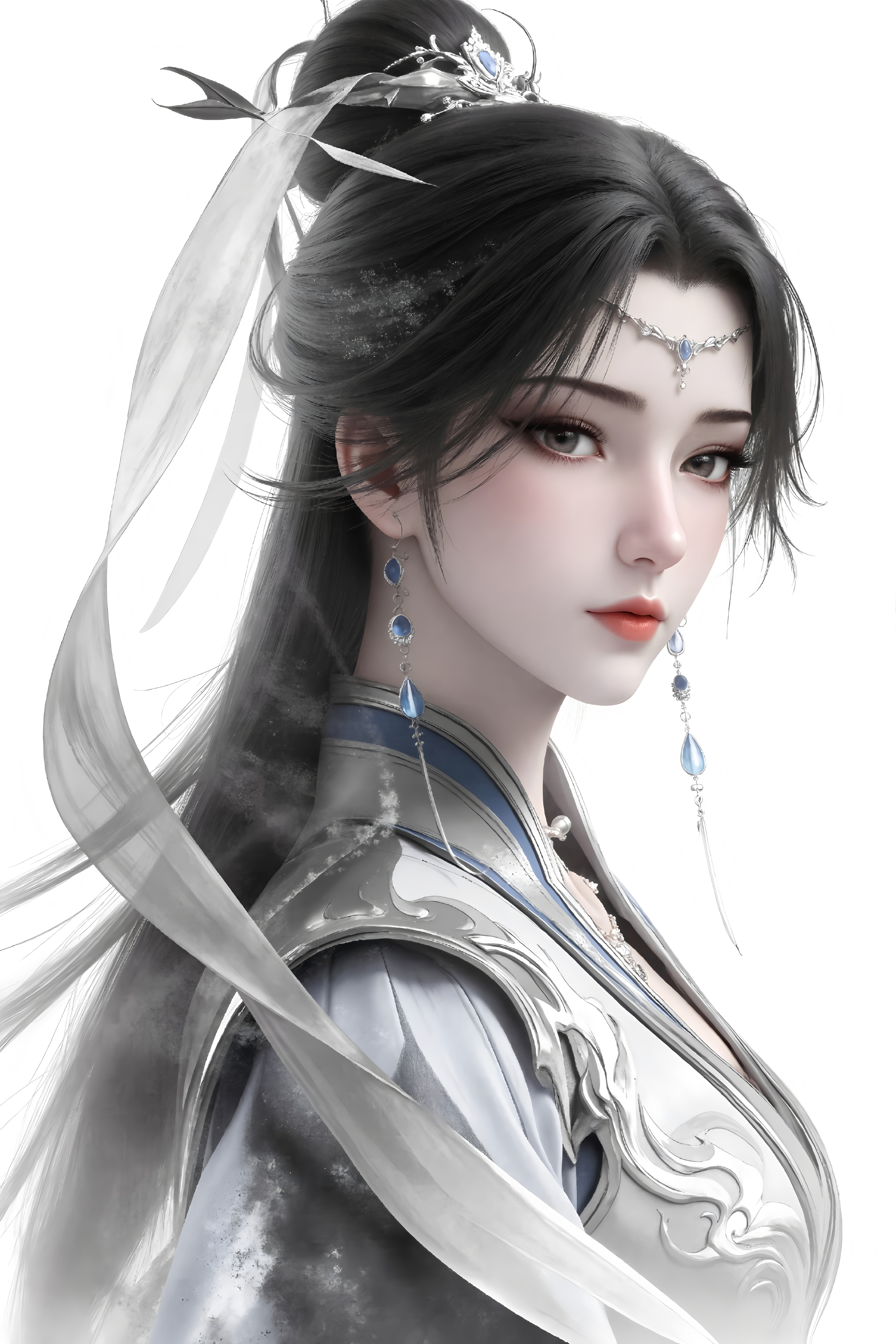 《仙逆》李慕婉清新绝美壁纸：十九年沉潜，一朝再战天道！