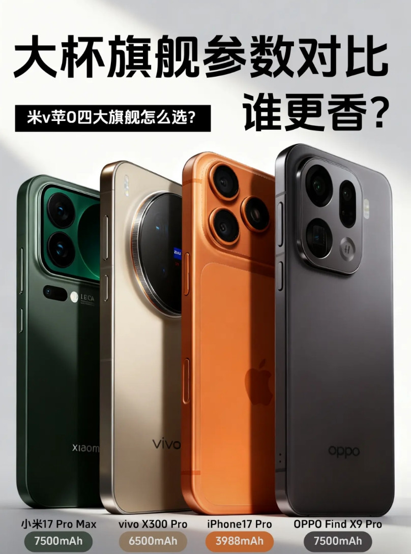 下半年大杯旗舰怎么选？这四款各有绝活！年底想换大杯旗舰看这四款就完事了！这四