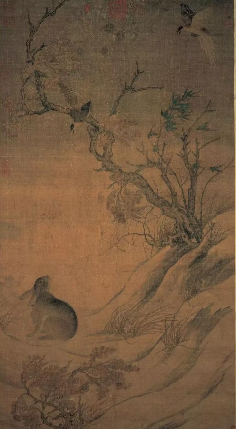 1962年，一位专家拿15倍放大镜，检查一幅2米长的无名氏古画，突然，他在画右侧