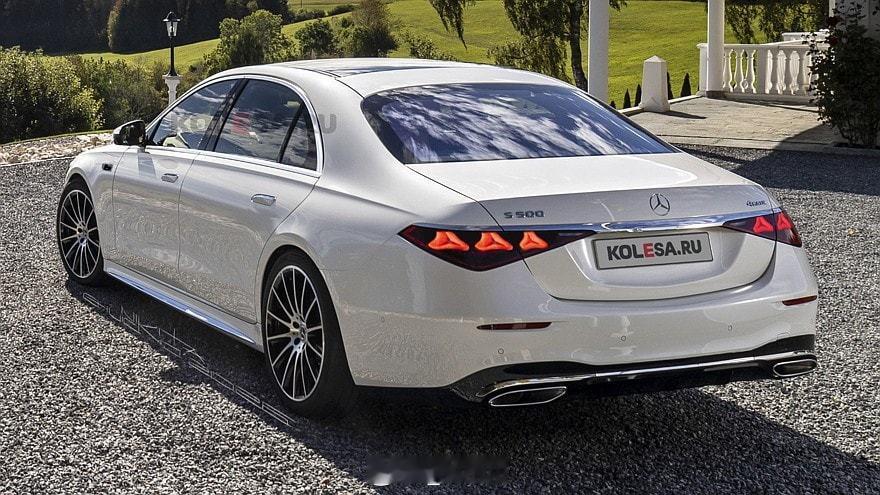 奔驰改款奔驰S级最新渲染图【新车渲染】中期改款奔驰S级最新渲染效果图，大家觉得