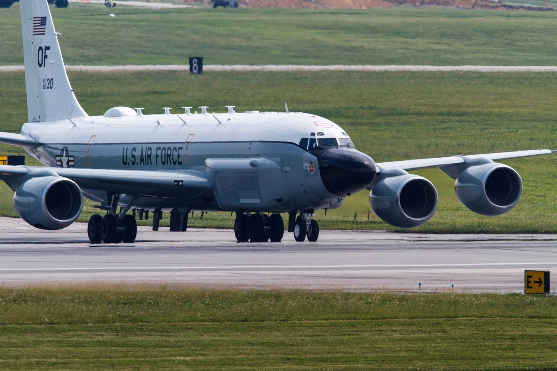 分享圖片：美國波音RC-135遠程電子戰略偵察機