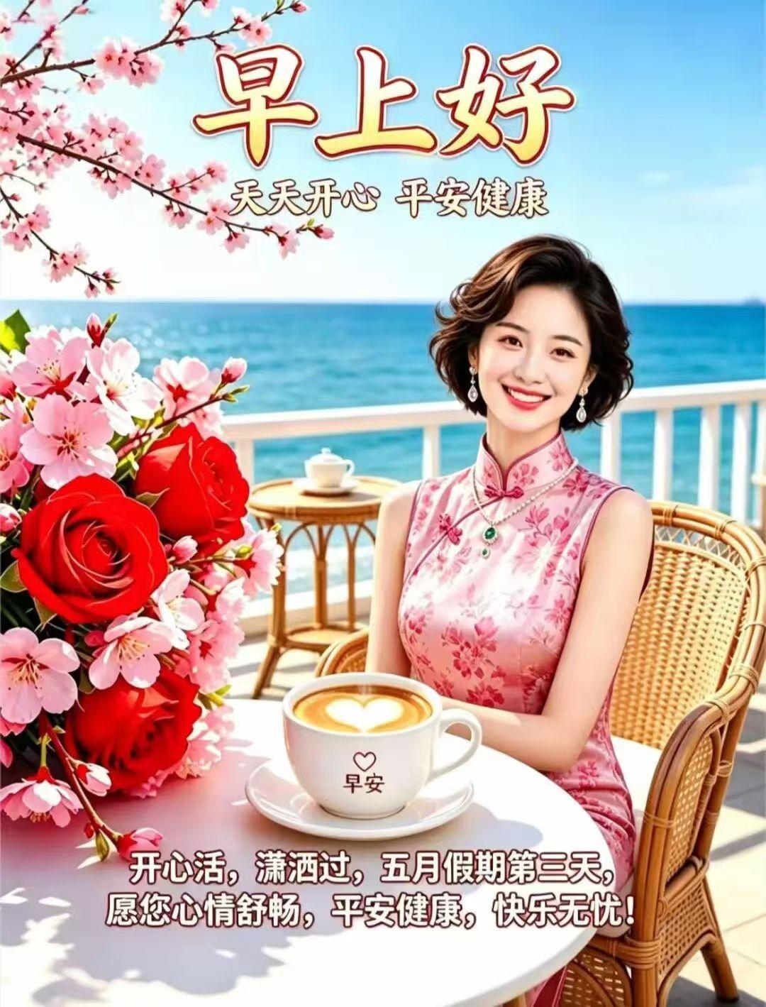 💮✨莲开静水沐晨光，心守清欢渡流年🌥️不慌不忙向阳而生，晨起吉祥，愿日子温
