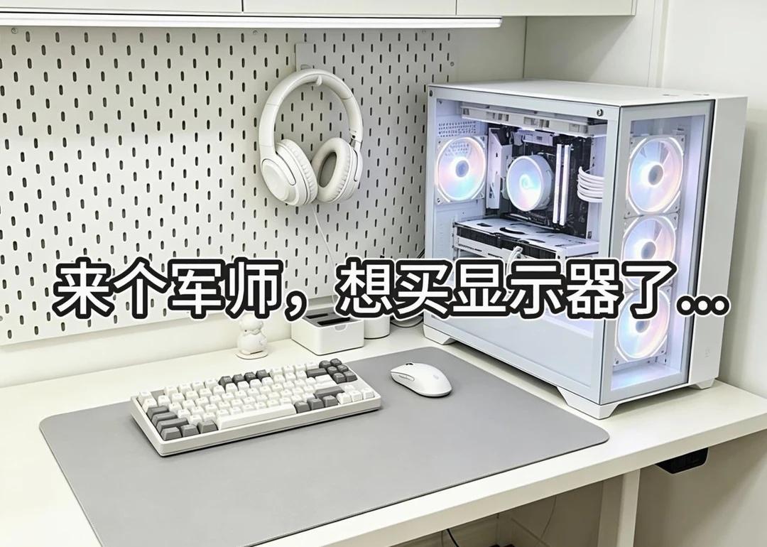 来个军师，想买显示器了。。。打算给自己添个显示器，但是一堆参数看得我是真头大，