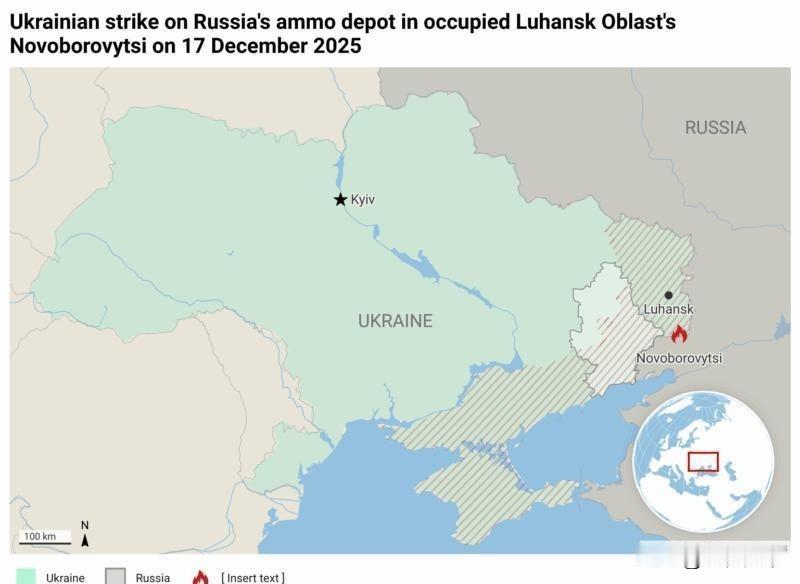 化为灰烬！12月18日，乌军无人机穿透150公里防线，直击俄方边境核心弹药库，现