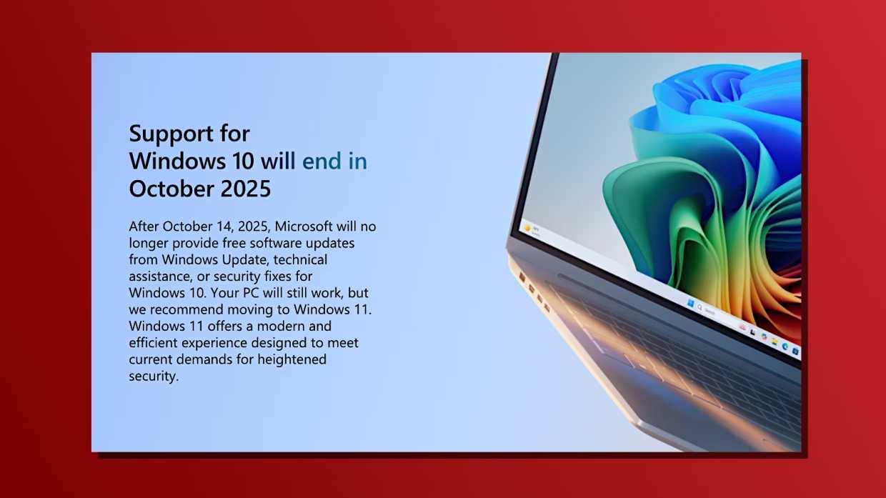 看这里，Windows10即将终止！看这里！这是为老化的操作系统提供