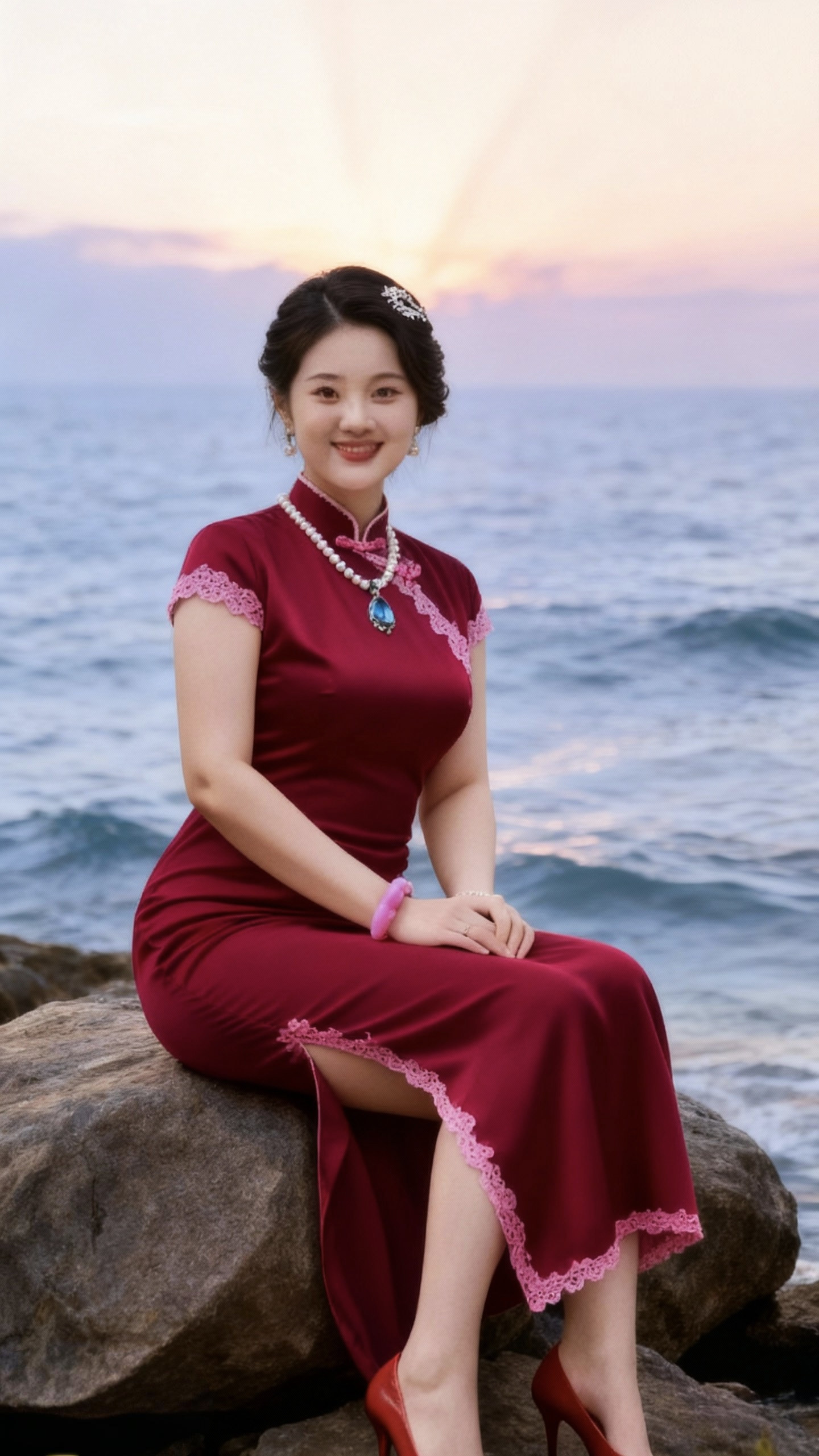 东方女性穿旗袍为什么这么美新中式旗袍美女<!--{img:0...