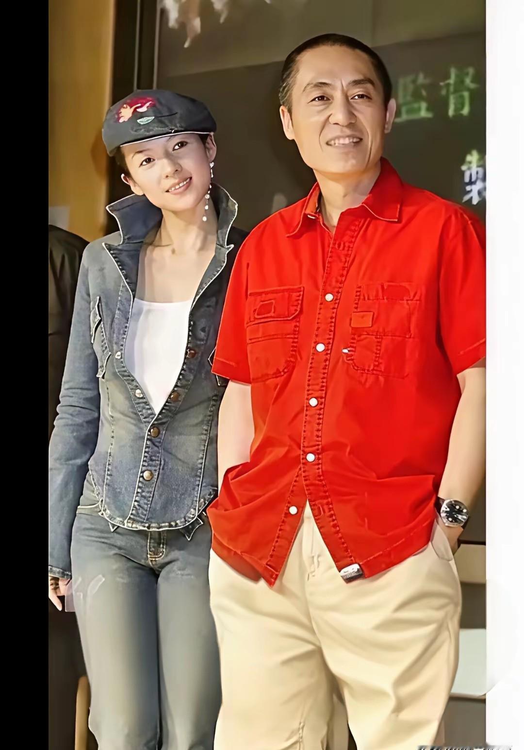 24岁章子怡老照片曝光，她当年竟敢在张艺谋面前这样嚣张？那眼神简直要穿透你，一