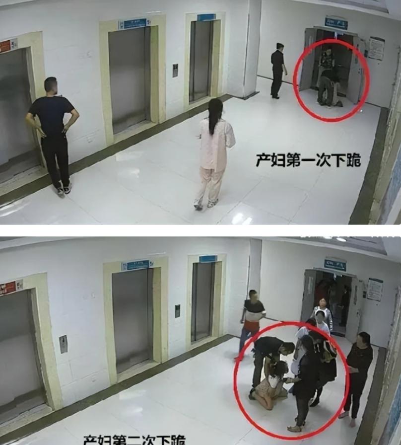 2017年，陕西榆林一名26岁产妇三次疼得爬出产房，哭着哀求丈夫签剖腹产，却一次