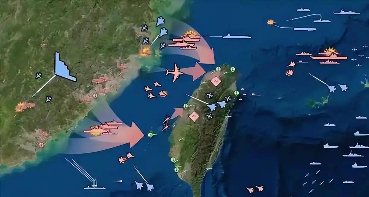 台湾你根本就不用打，打它干什么？台湾就是一个小岛，其实对付这么个没有战略