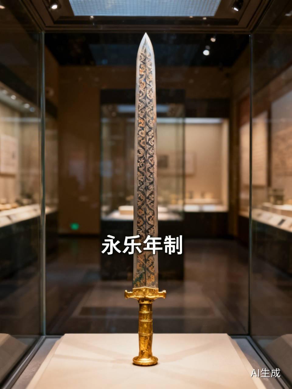 永乐剑的故事早前逛英国博物馆时，我偶然撞见永乐剑的复制品，站在展