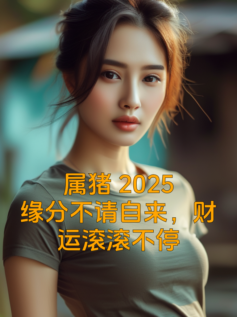 属猪2025：缘分不请自来，财运滚滚不停